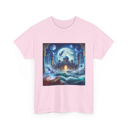 "Fantasy Cityscape Tee | Graphic T-Shirt for Dreamers"