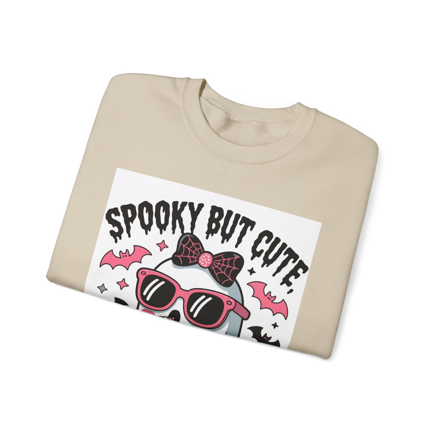 "Spooky Ghost Crewneck | Cozy Halloween & Fall Sweatshirt"