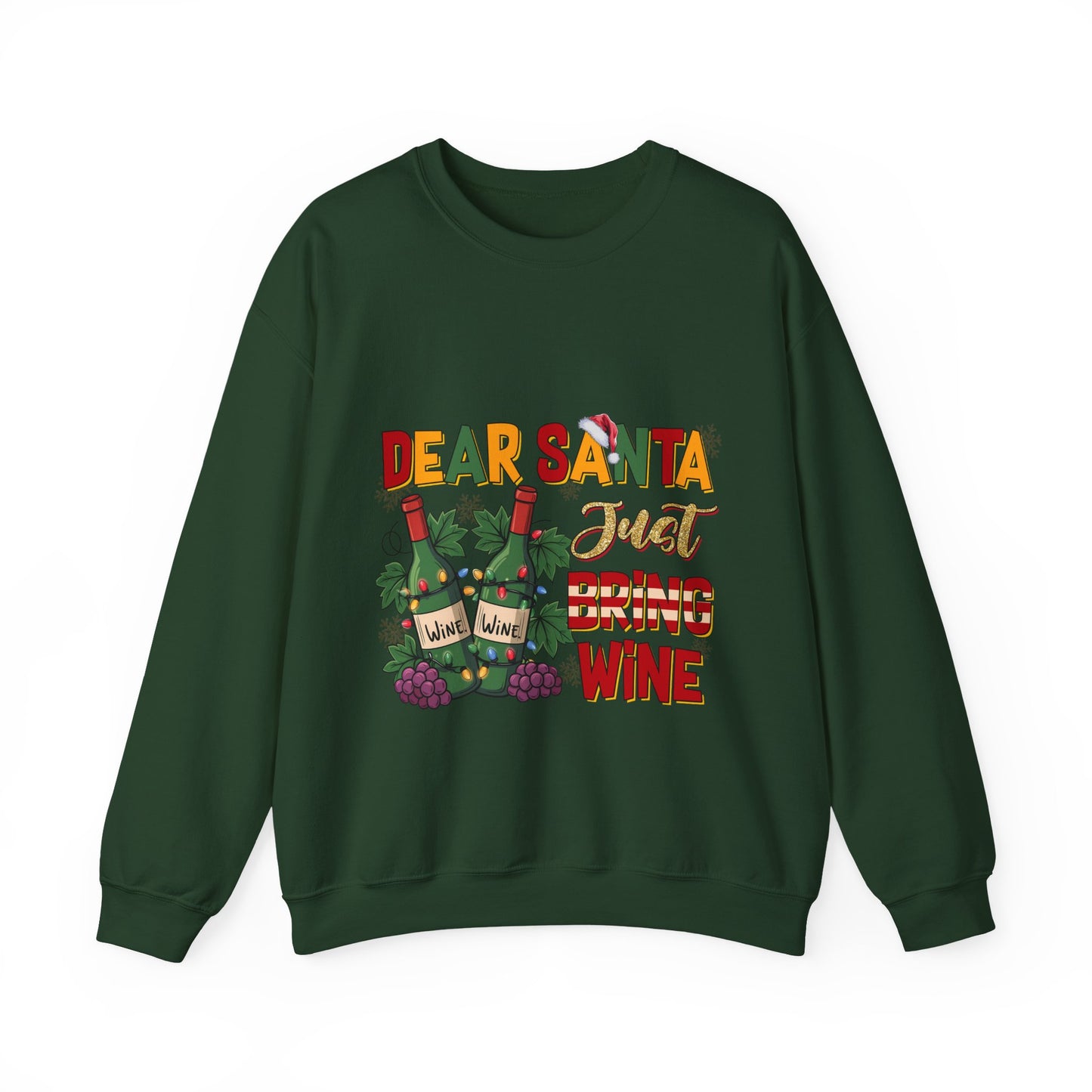 "Cozy Christmas Crewneck | Wine Lovers Edition"