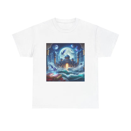 "Fantasy Cityscape Tee | Graphic T-Shirt for Dreamers"