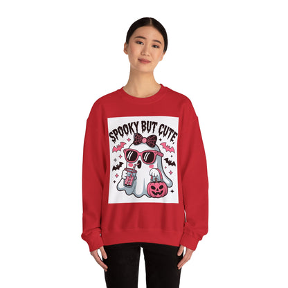 "Spooky Ghost Crewneck | Cozy Halloween & Fall Sweatshirt"