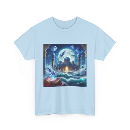 "Fantasy Cityscape Tee | Graphic T-Shirt for Dreamers"