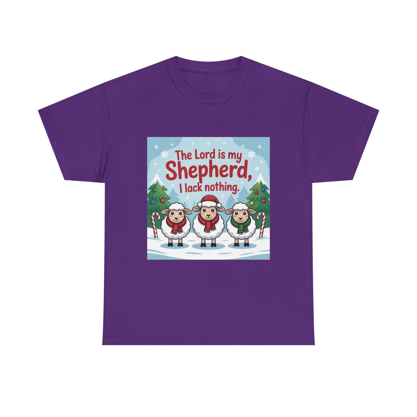 "Shepherd Christmas Tee | Holiday Graphic Shirt"