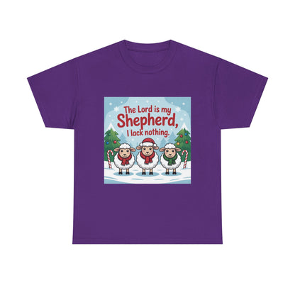 "Shepherd Christmas Tee | Holiday Graphic Shirt"