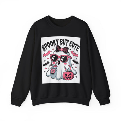 "Spooky Ghost Crewneck | Cozy Halloween & Fall Sweatshirt"