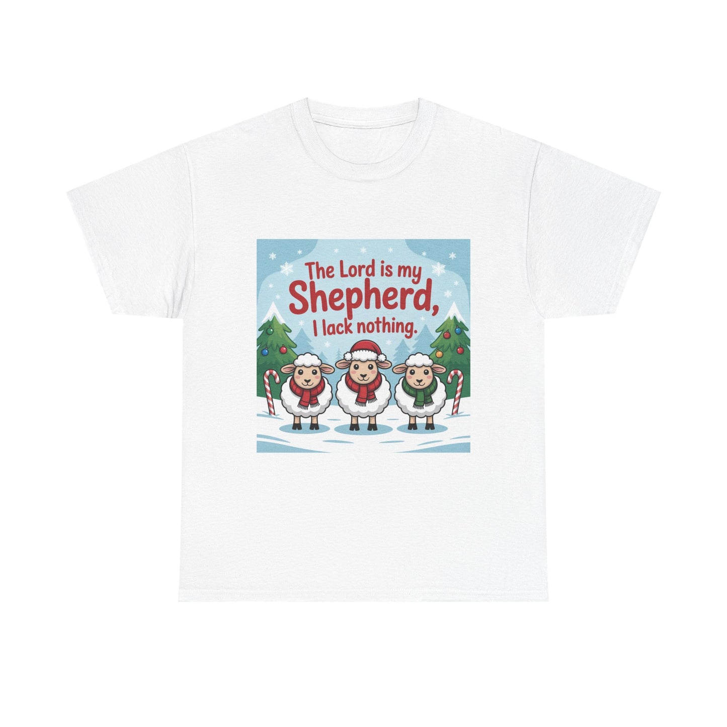 "Shepherd Christmas Tee | Holiday Graphic Shirt"