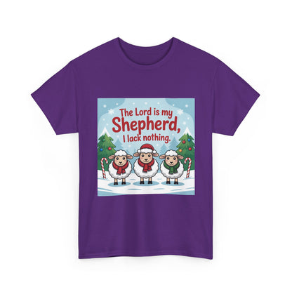 "Shepherd Christmas Tee | Holiday Graphic Shirt"