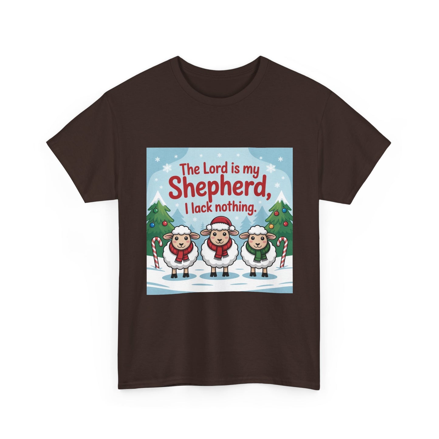 "Shepherd Christmas Tee | Holiday Graphic Shirt"