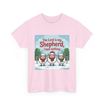"Shepherd Christmas Tee | Holiday Graphic Shirt"