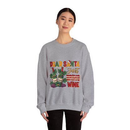 "Cozy Christmas Crewneck | Wine Lovers Edition"