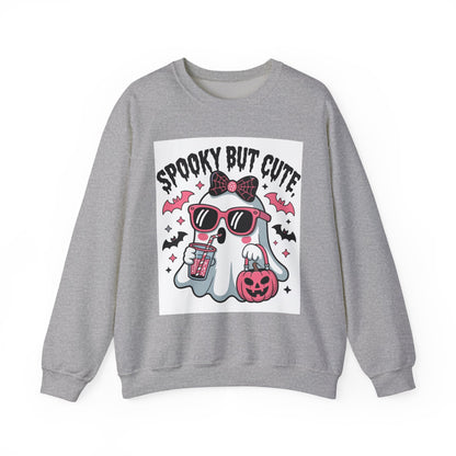 "Spooky Ghost Crewneck | Cozy Halloween & Fall Sweatshirt"