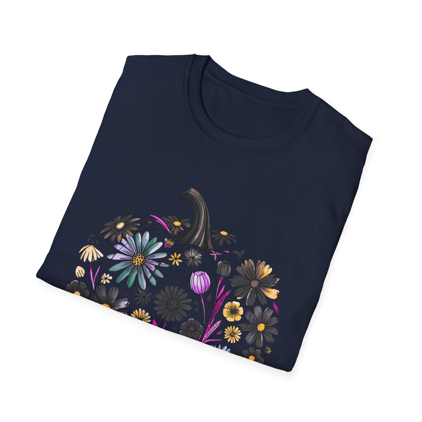 Fall Floral Pumpkin | Unisex T-Shirt