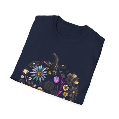 Fall Floral Pumpkin | Unisex T-Shirt