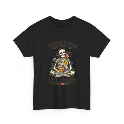 These Bones Will Come to Life Again - Christian Skeleton T-Shirt