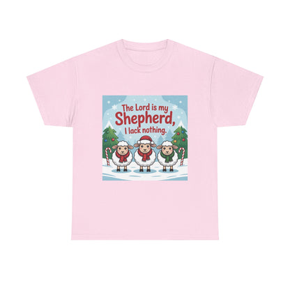 "Shepherd Christmas Tee | Holiday Graphic Shirt"