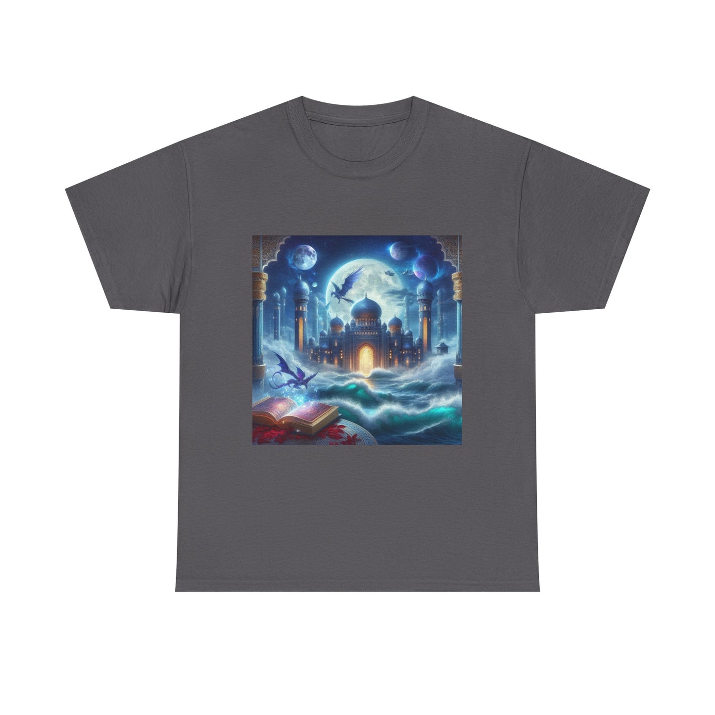 "Fantasy Cityscape Tee | Graphic T-Shirt for Dreamers"