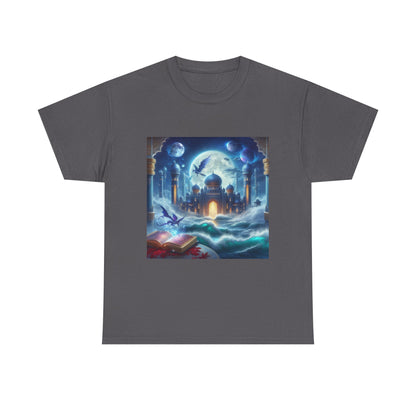 "Fantasy Cityscape Tee | Graphic T-Shirt for Dreamers"