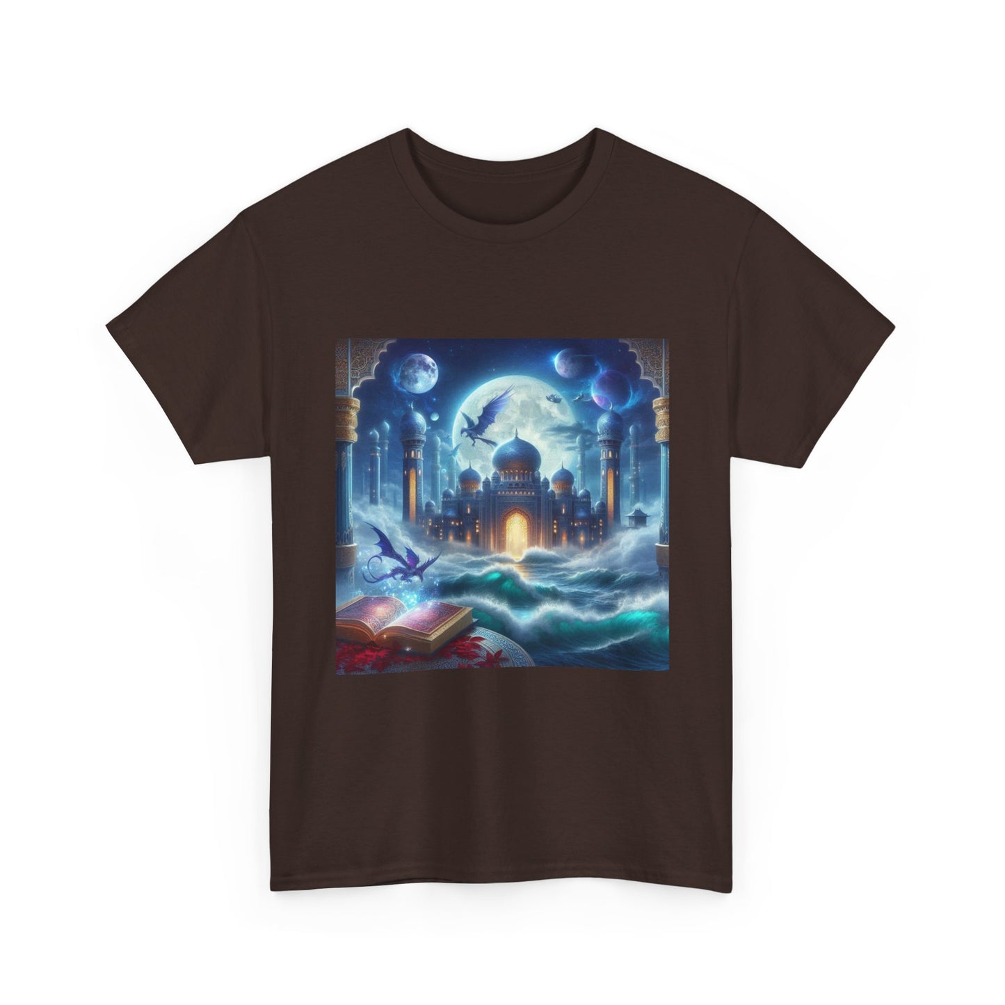 "Fantasy Cityscape Tee | Graphic T-Shirt for Dreamers"