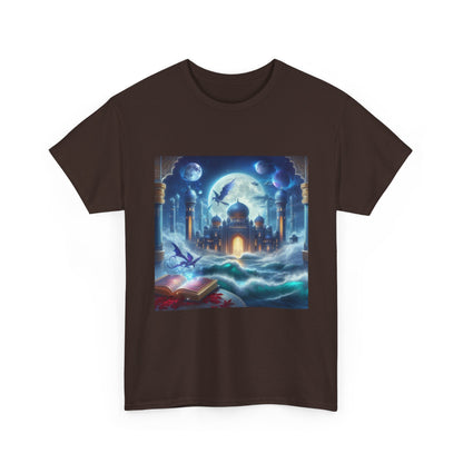 "Fantasy Cityscape Tee | Graphic T-Shirt for Dreamers"