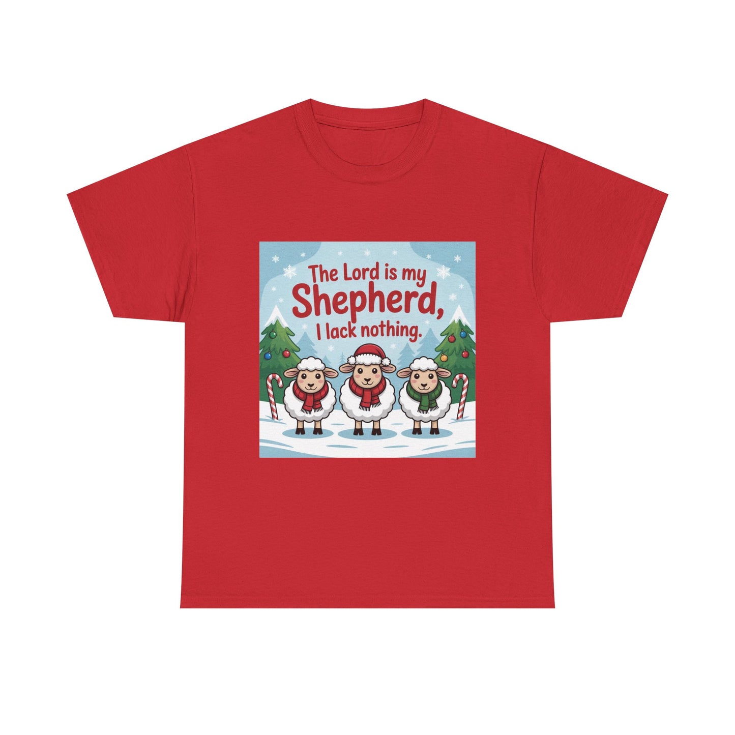 "Shepherd Christmas Tee | Holiday Graphic Shirt"