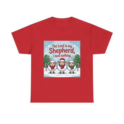 "Shepherd Christmas Tee | Holiday Graphic Shirt"