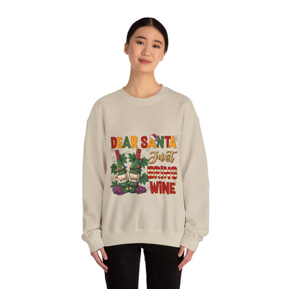 "Cozy Christmas Crewneck | Wine Lovers Edition"