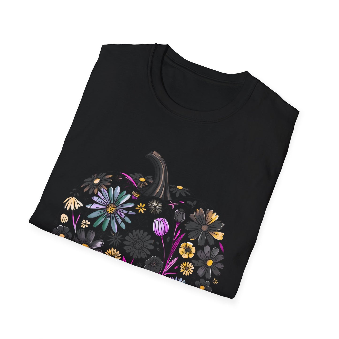 Fall Floral Pumpkin | Unisex T-Shirt