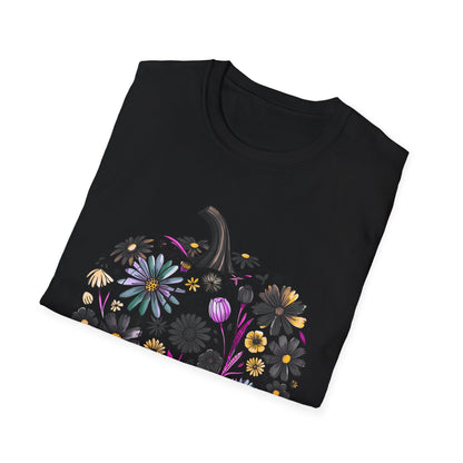 Fall Floral Pumpkin | Unisex T-Shirt