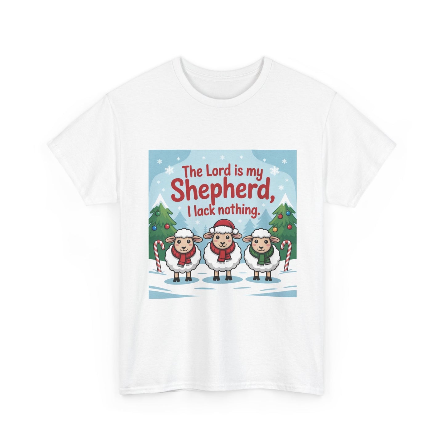"Shepherd Christmas Tee | Holiday Graphic Shirt"