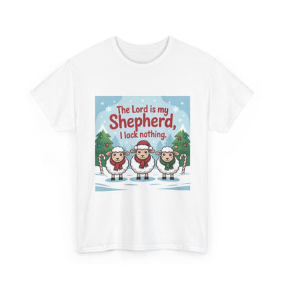 "Shepherd Christmas Tee | Holiday Graphic Shirt"