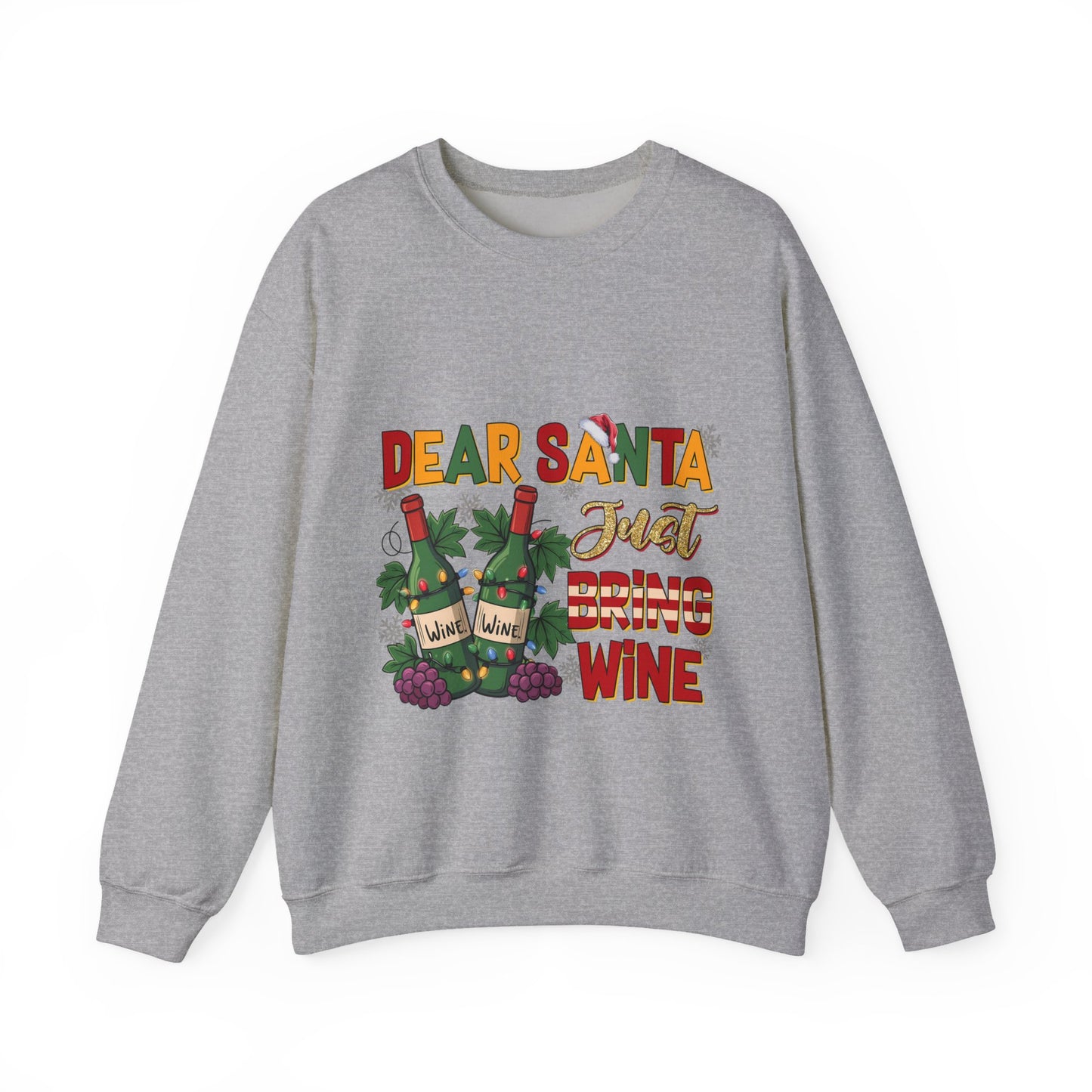 "Cozy Christmas Crewneck | Wine Lovers Edition"