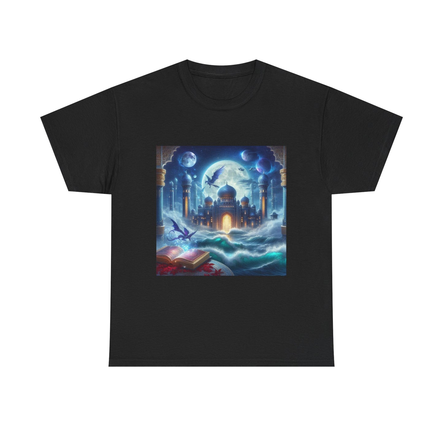 "Fantasy Cityscape Tee | Graphic T-Shirt for Dreamers"