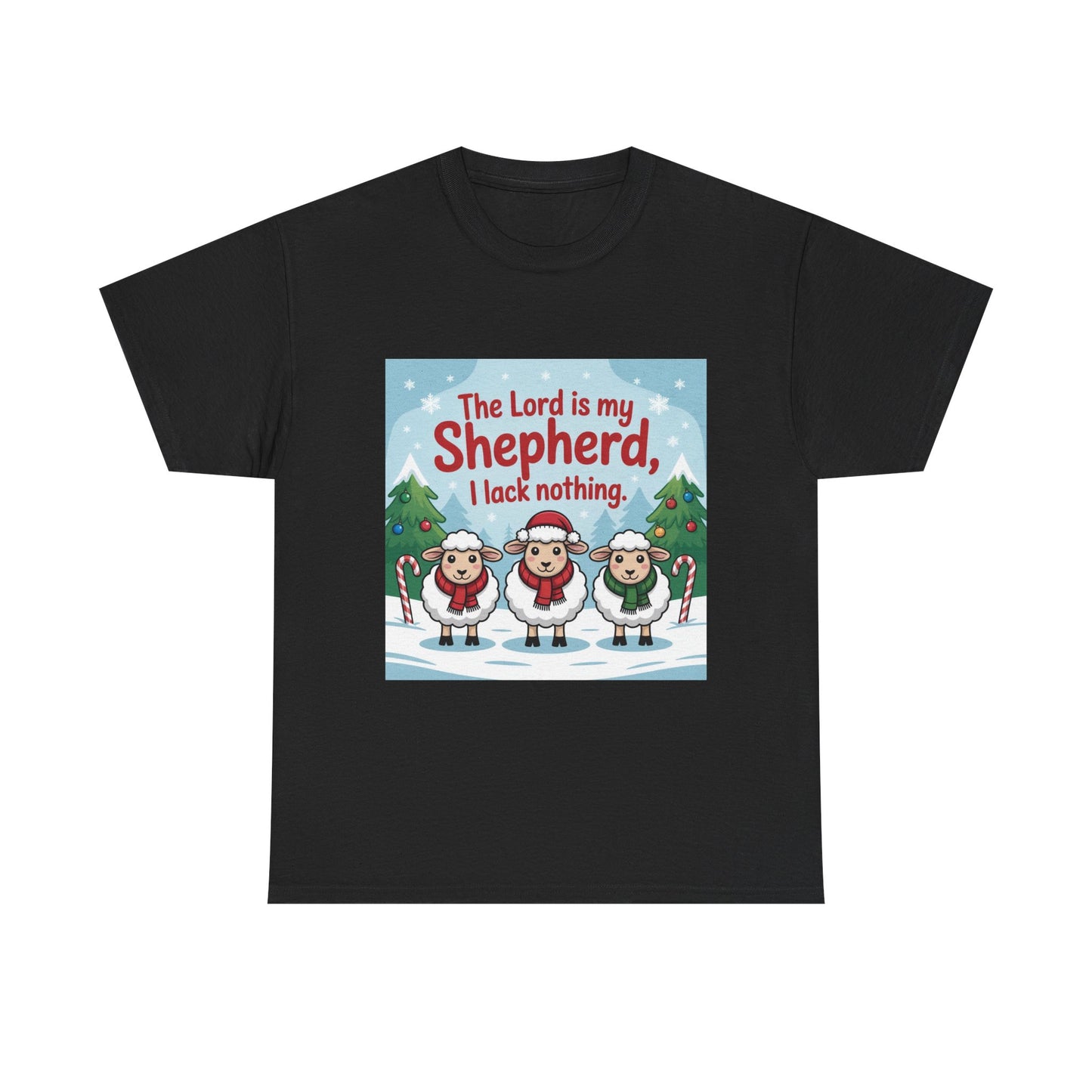"Shepherd Christmas Tee | Holiday Graphic Shirt"