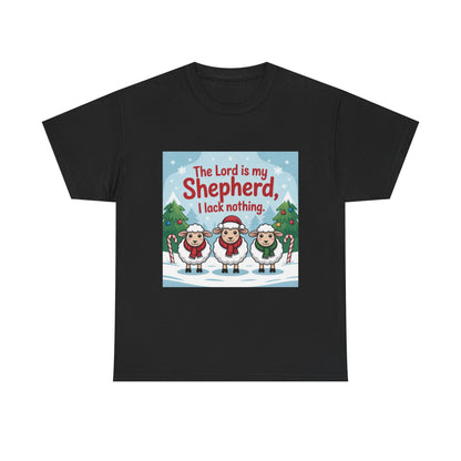 "Shepherd Christmas Tee | Holiday Graphic Shirt"