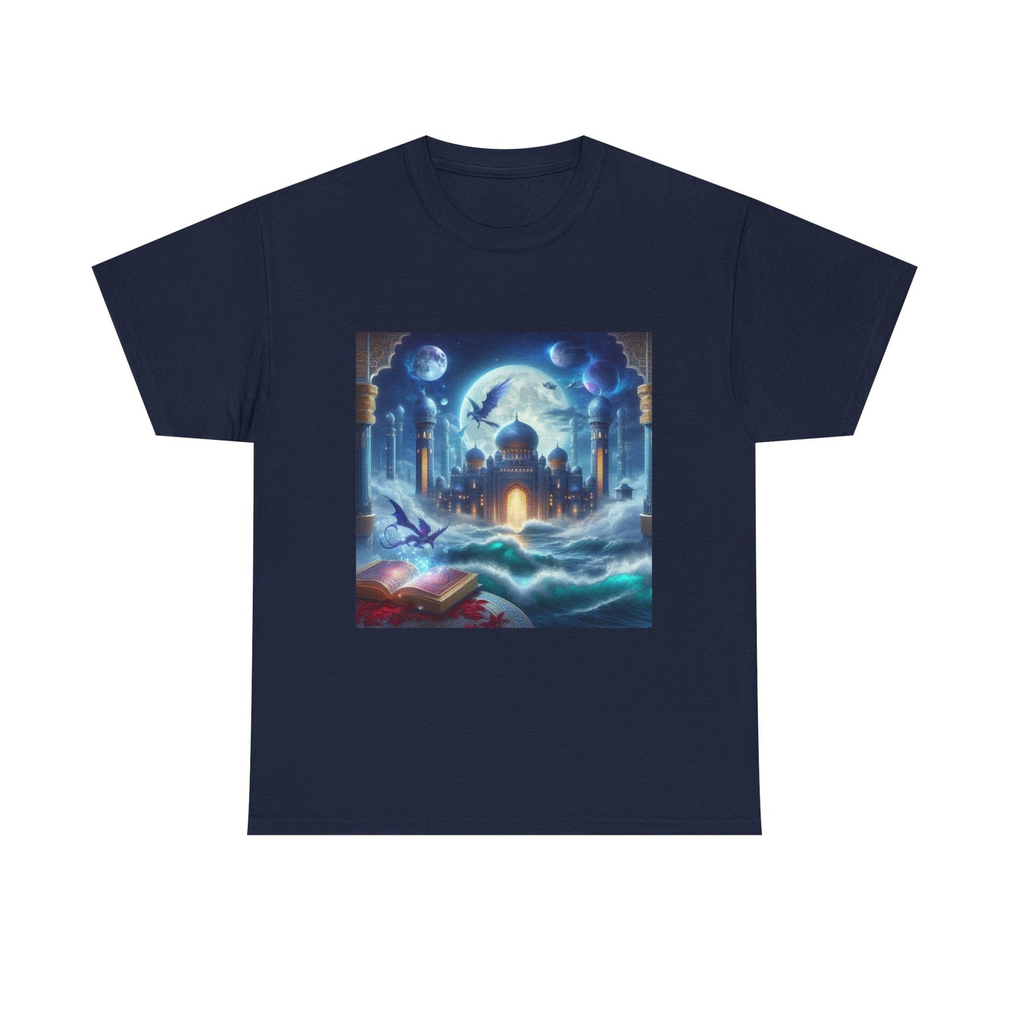 "Fantasy Cityscape Tee | Graphic T-Shirt for Dreamers"