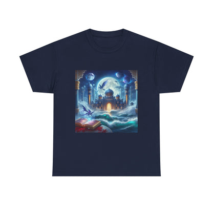 "Fantasy Cityscape Tee | Graphic T-Shirt for Dreamers"