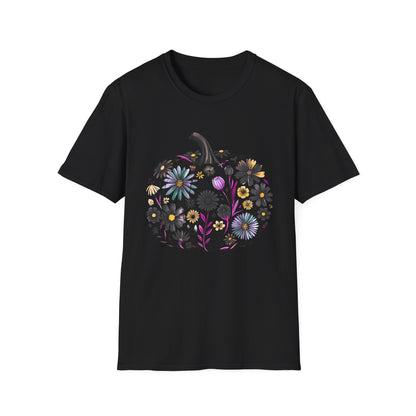 Fall Floral Pumpkin | Unisex T-Shirt