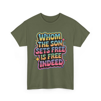 "Inspirational Tee | Cotton Shirt with Scripture Quote"