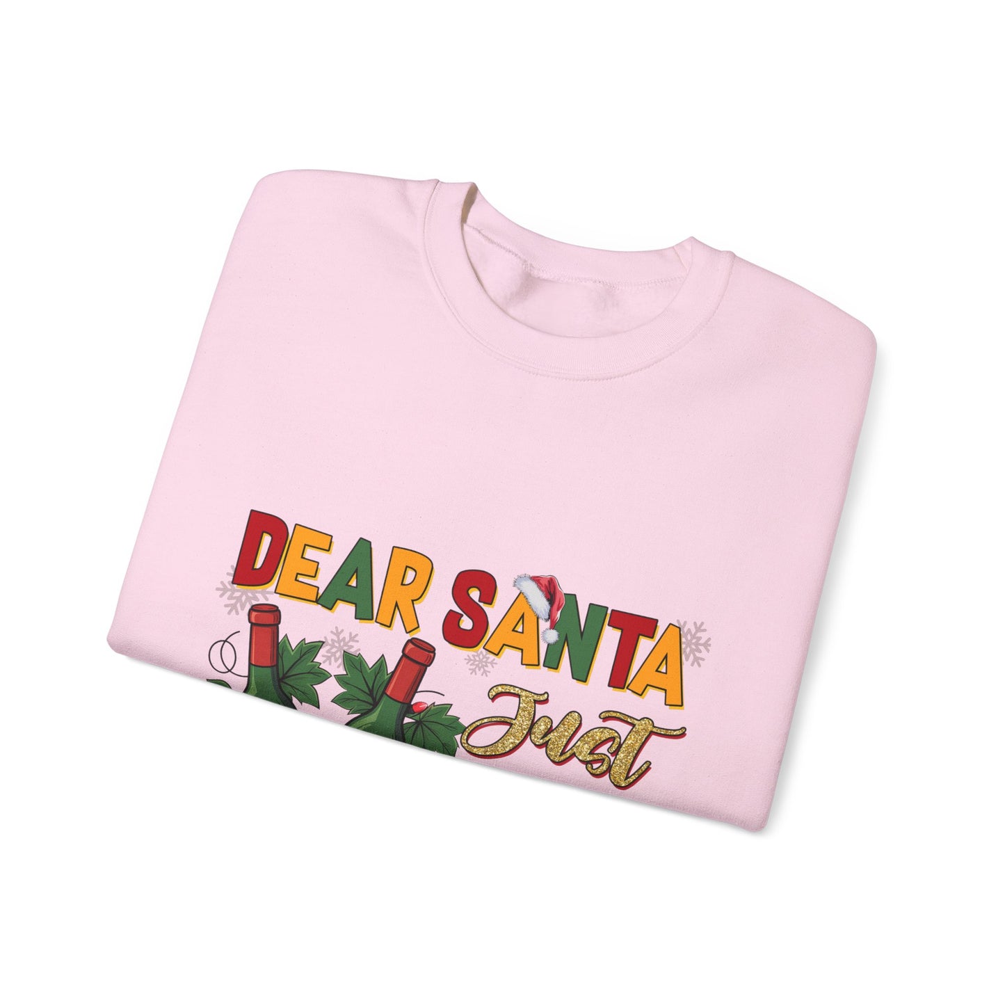 "Cozy Christmas Crewneck | Wine Lovers Edition"