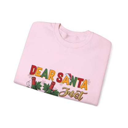 "Cozy Christmas Crewneck | Wine Lovers Edition"