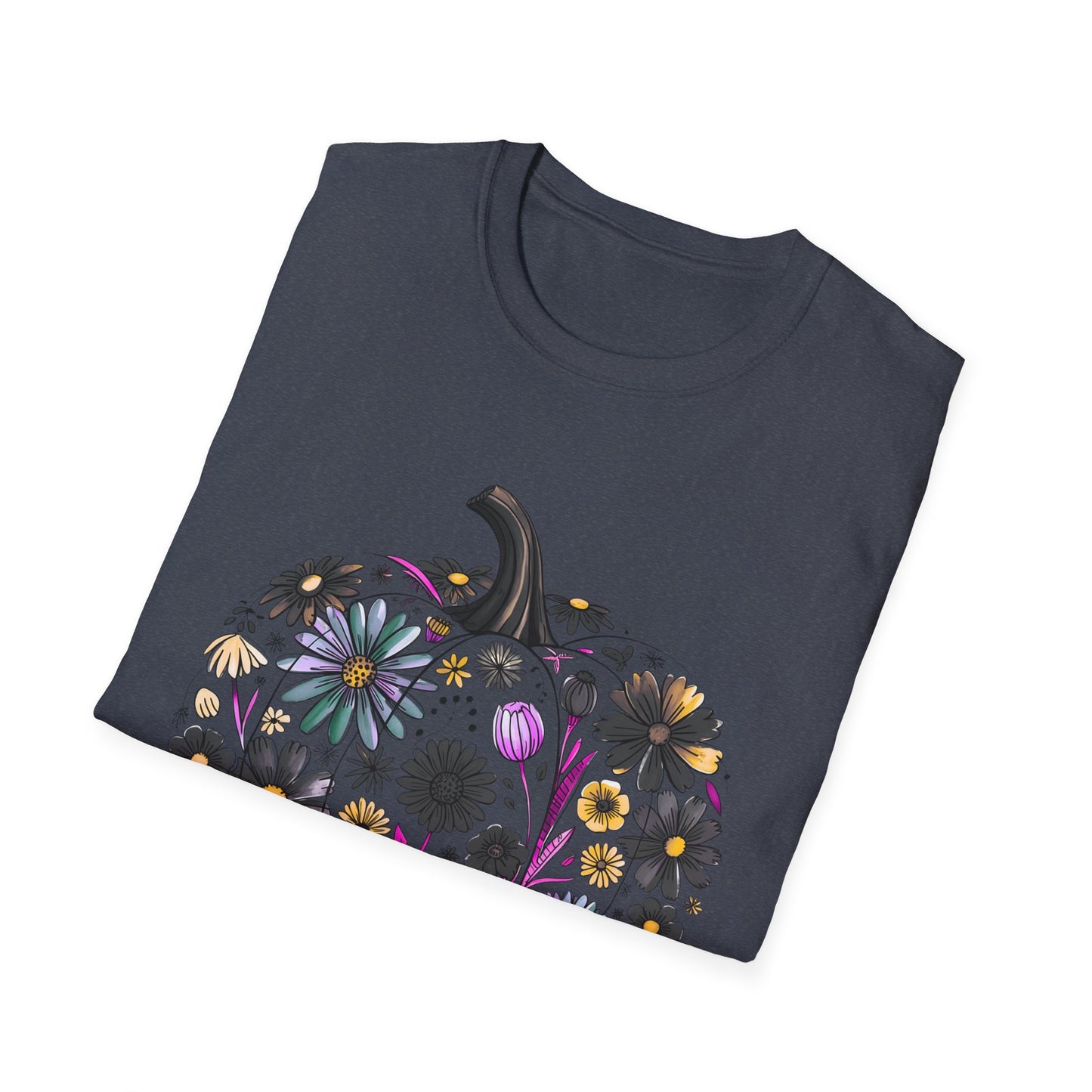 Fall Floral Pumpkin | Unisex T-Shirt