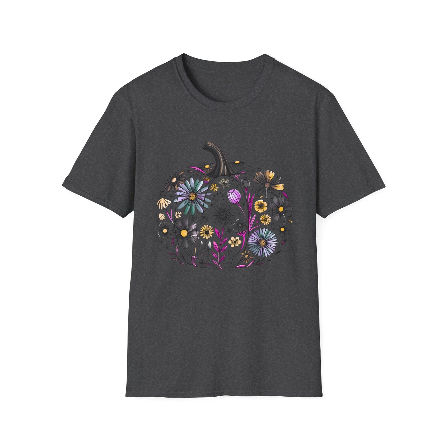 Fall Floral Pumpkin | Unisex T-Shirt
