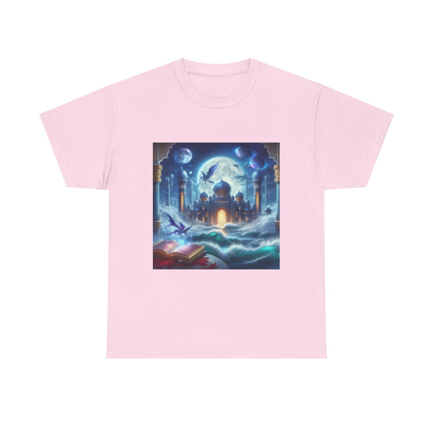 "Fantasy Cityscape Tee | Graphic T-Shirt for Dreamers"