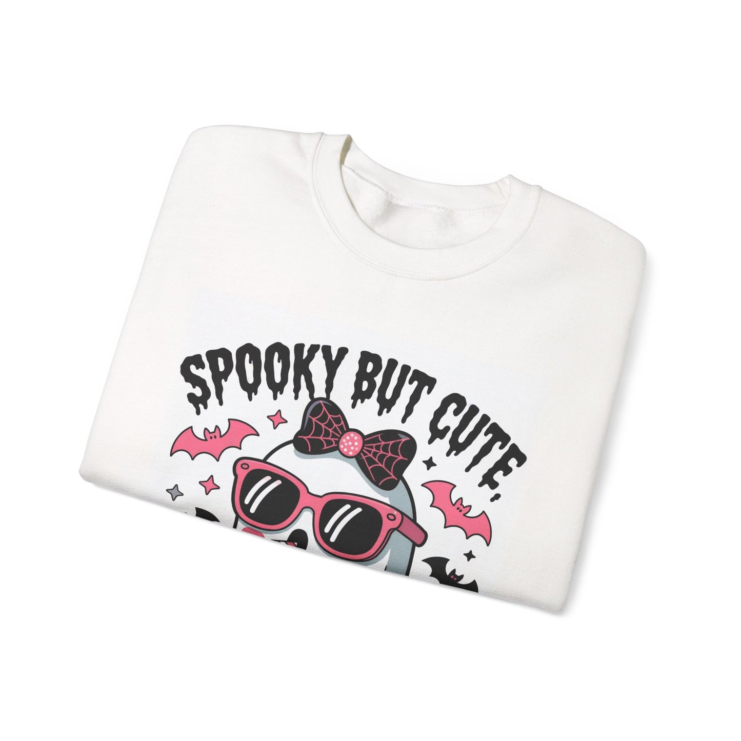 "Spooky Ghost Crewneck | Cozy Halloween & Fall Sweatshirt"