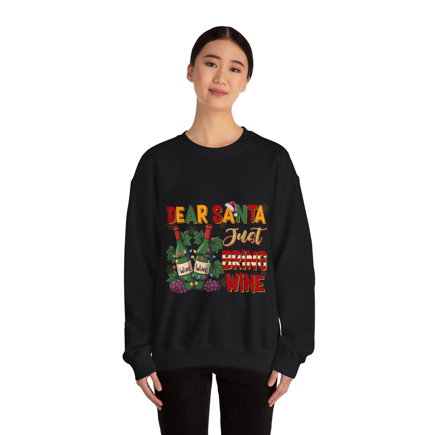 "Cozy Christmas Crewneck | Wine Lovers Edition"