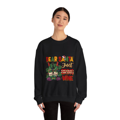 "Cozy Christmas Crewneck | Wine Lovers Edition"