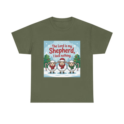 "Shepherd Christmas Tee | Holiday Graphic Shirt"