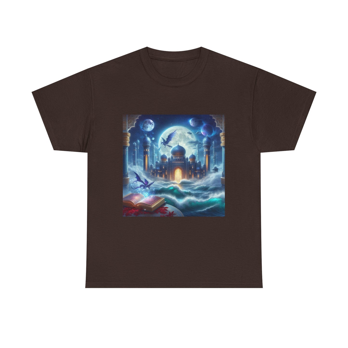 "Fantasy Cityscape Tee | Graphic T-Shirt for Dreamers"
