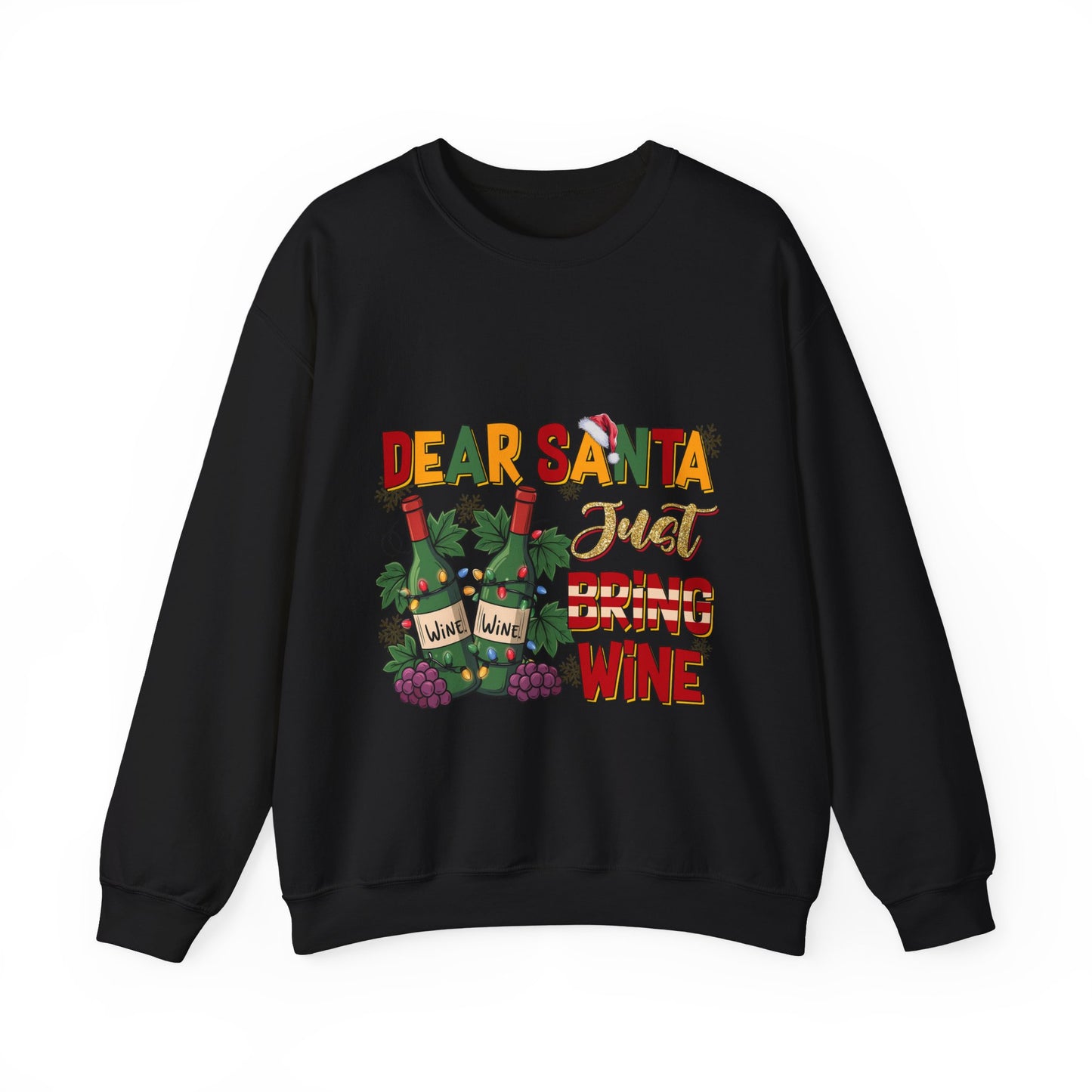 "Cozy Christmas Crewneck | Wine Lovers Edition"