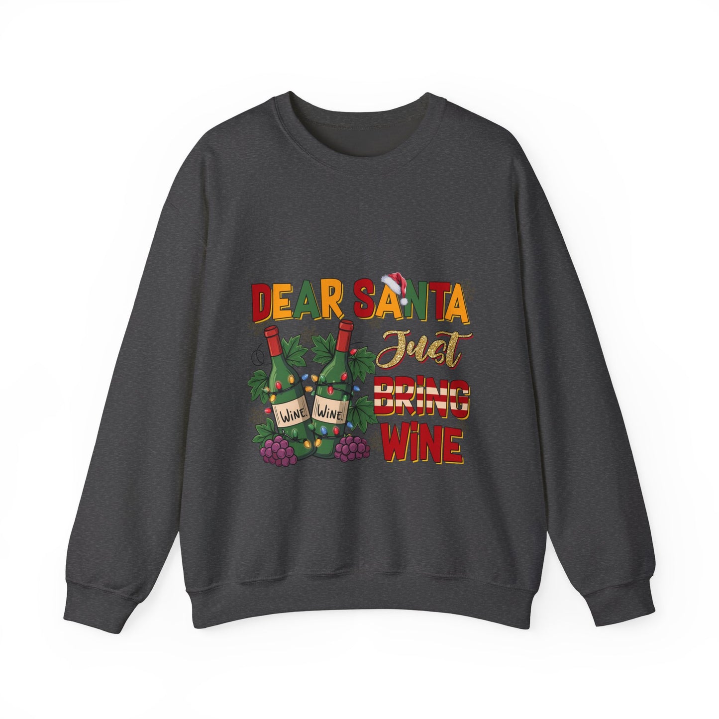 "Cozy Christmas Crewneck | Wine Lovers Edition"